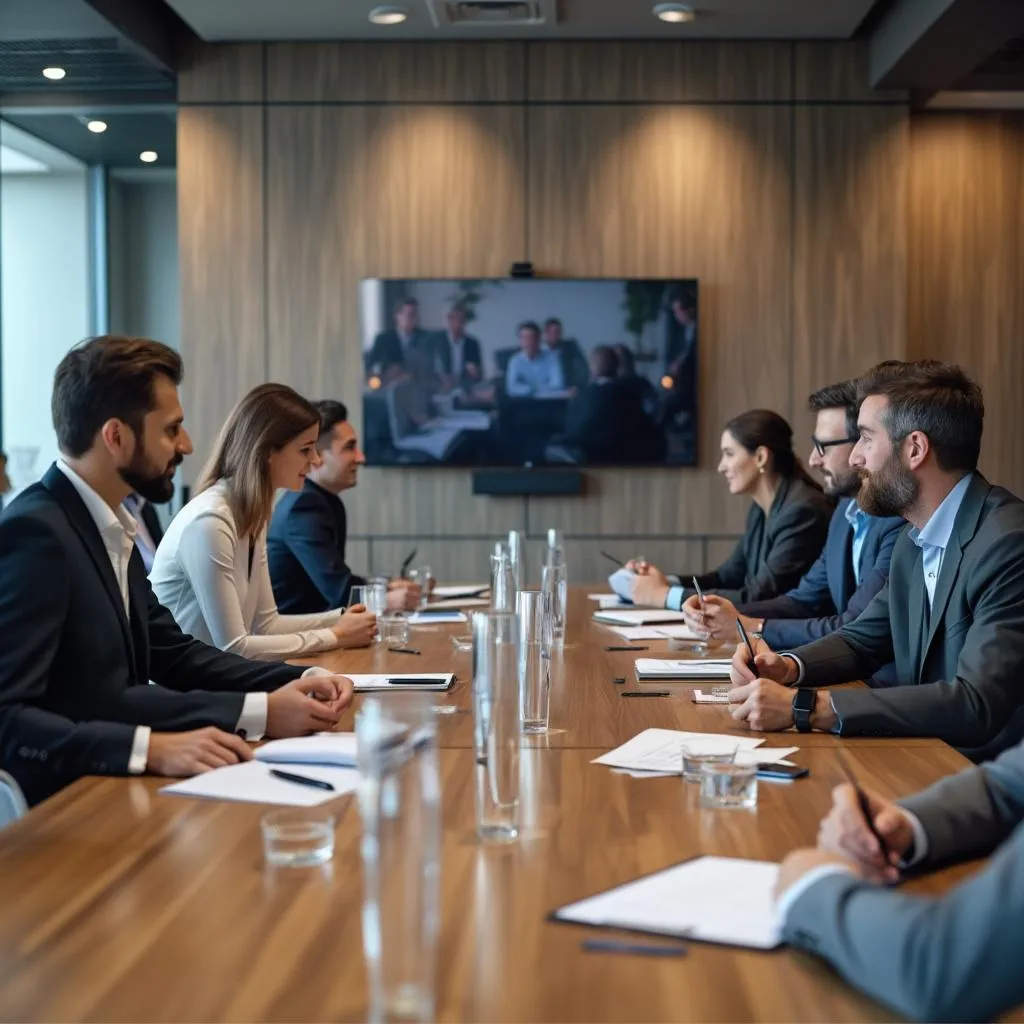 Reunión con clientes
